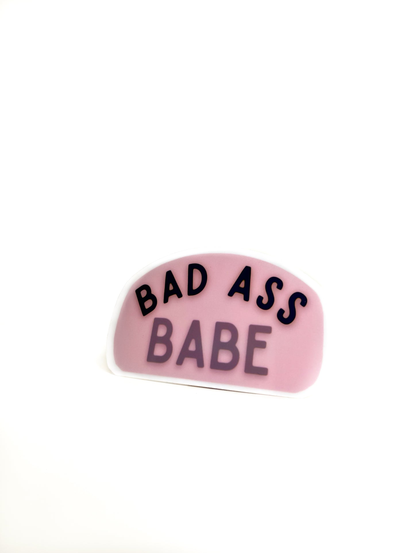 Bad Ass Babe - vinyl sticker