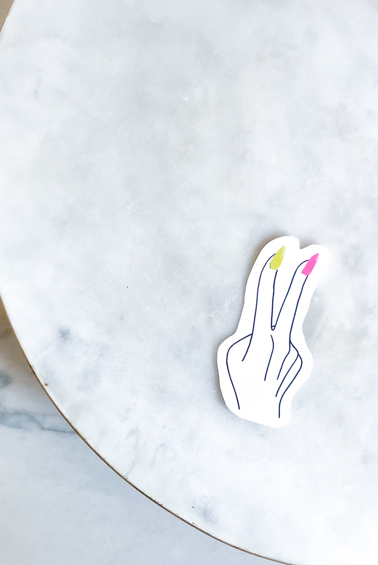 Peace Hand - vinyl sticker