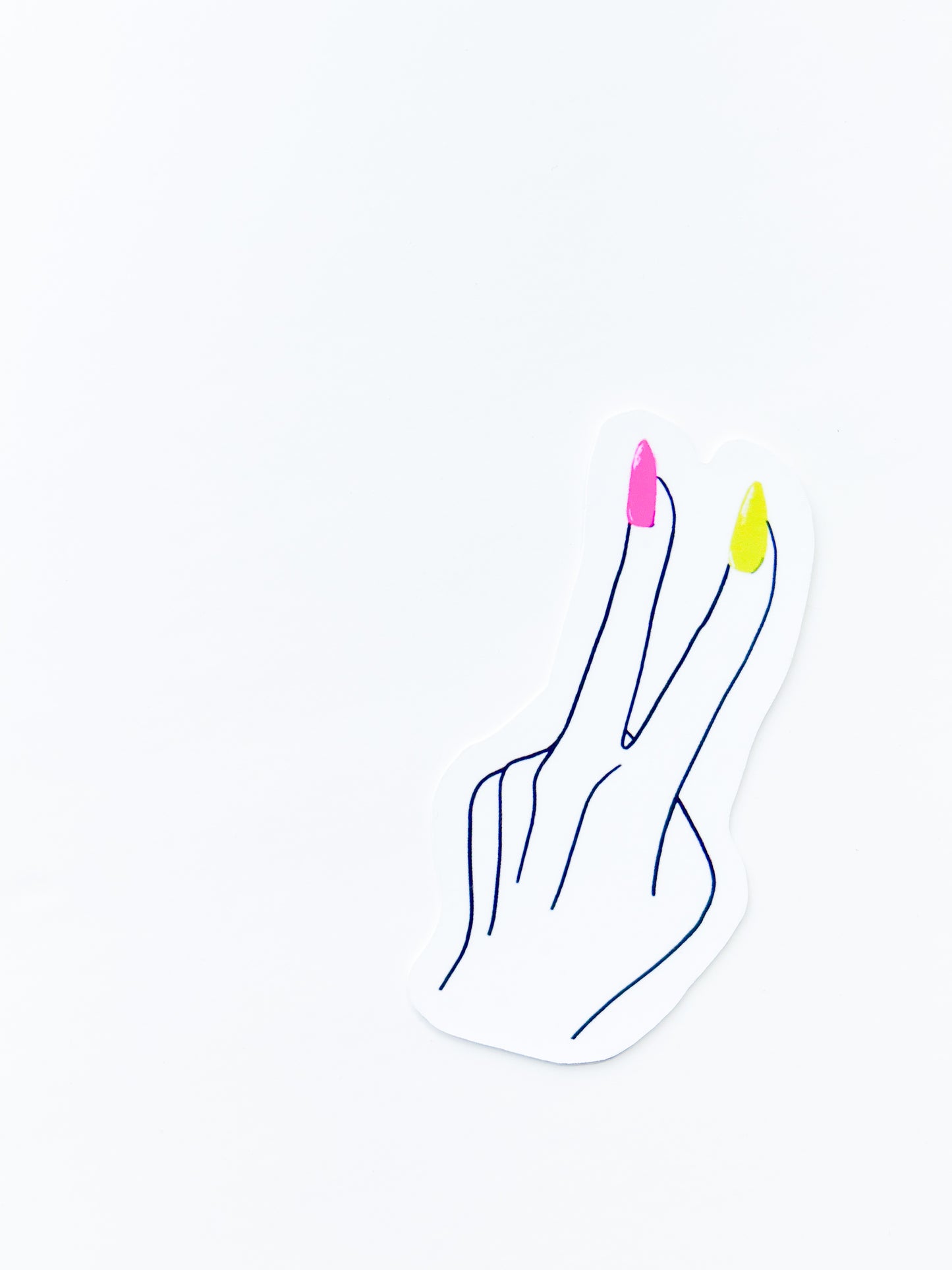 Peace Hand - vinyl sticker