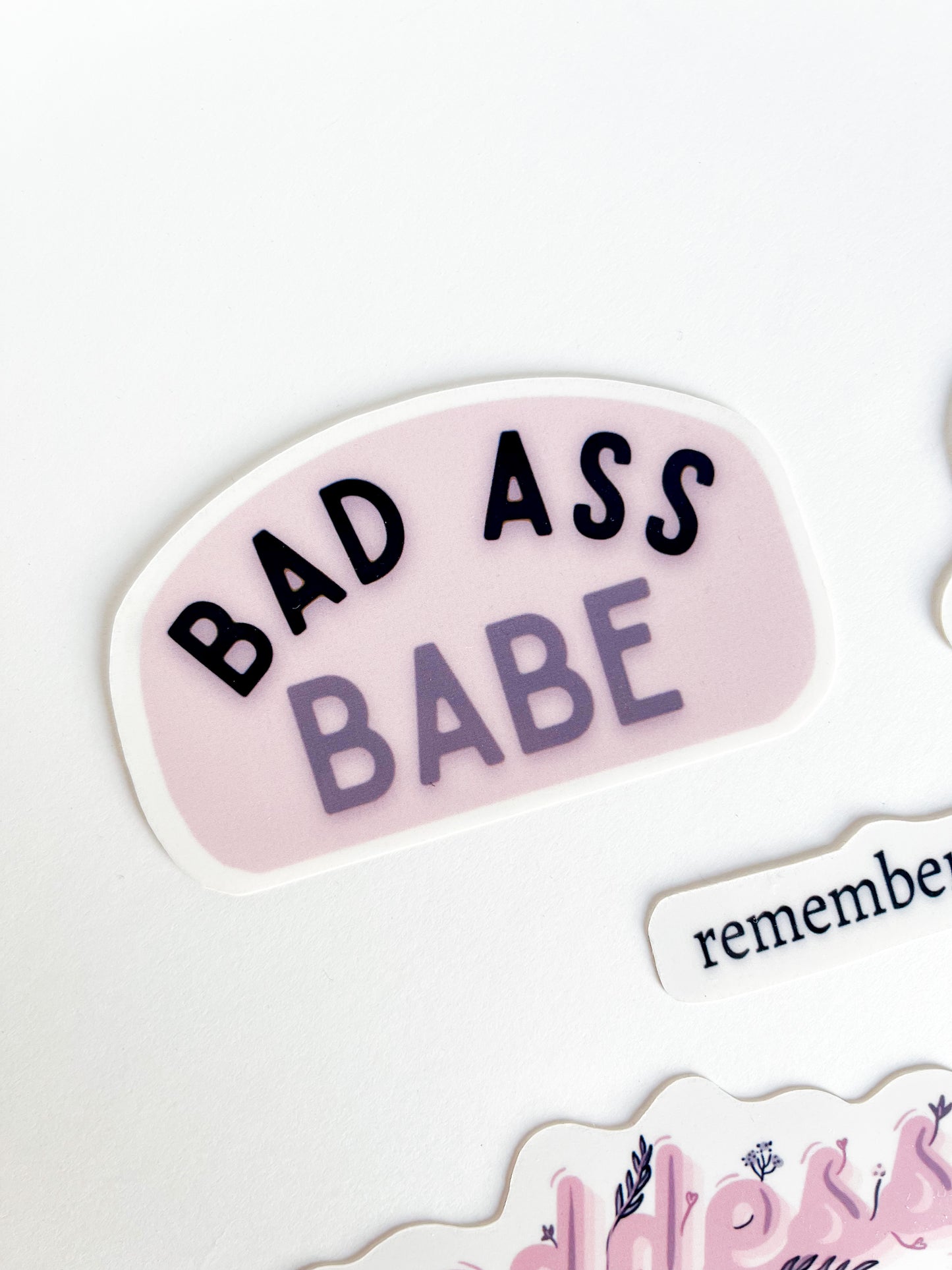 Bad Ass Babe - vinyl sticker