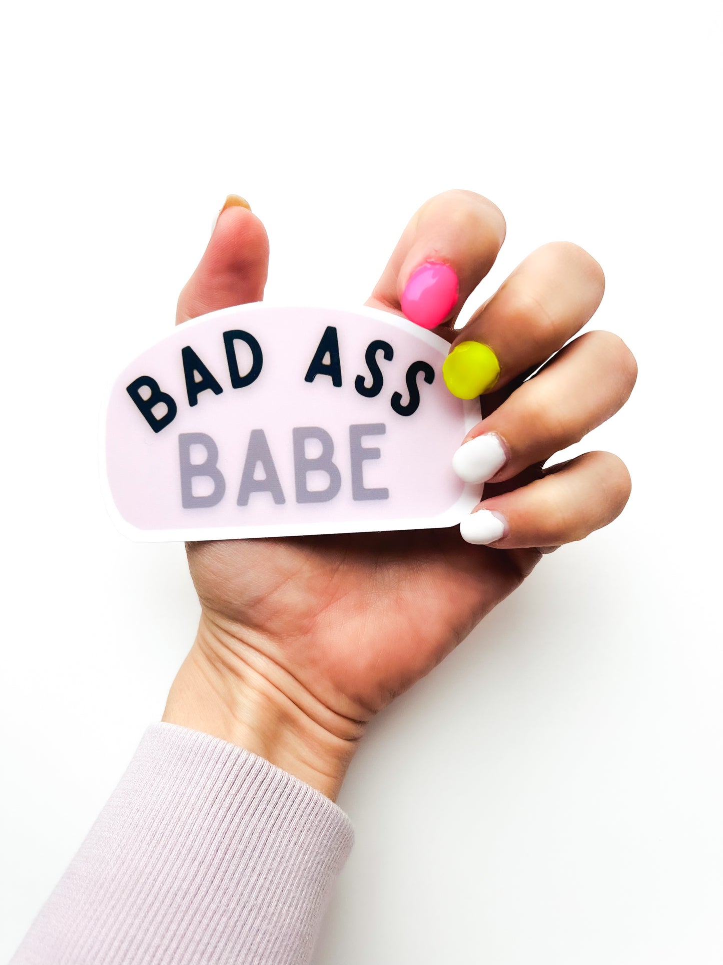 Bad Ass Babe - vinyl sticker