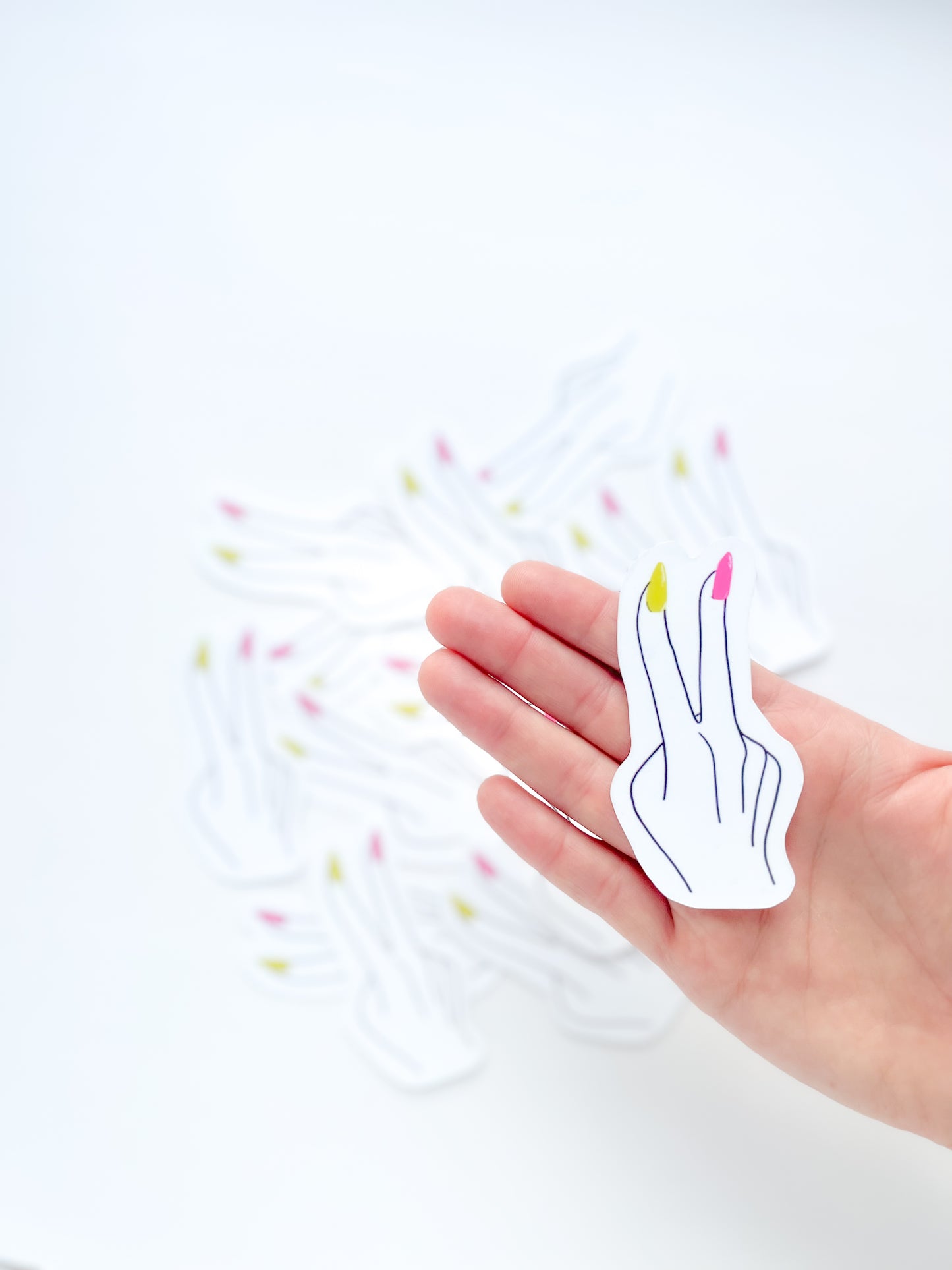 Peace Hand - vinyl sticker