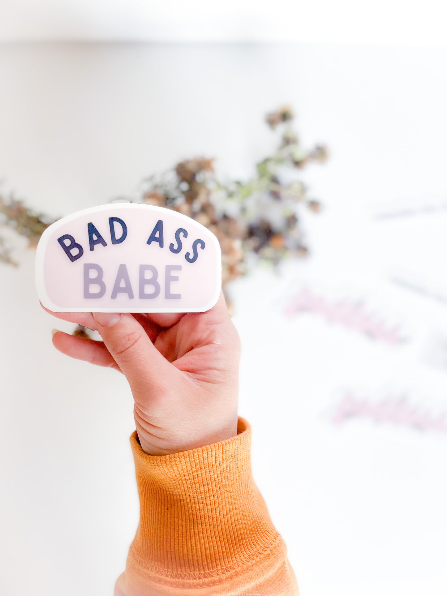 Bad Ass Babe - vinyl sticker