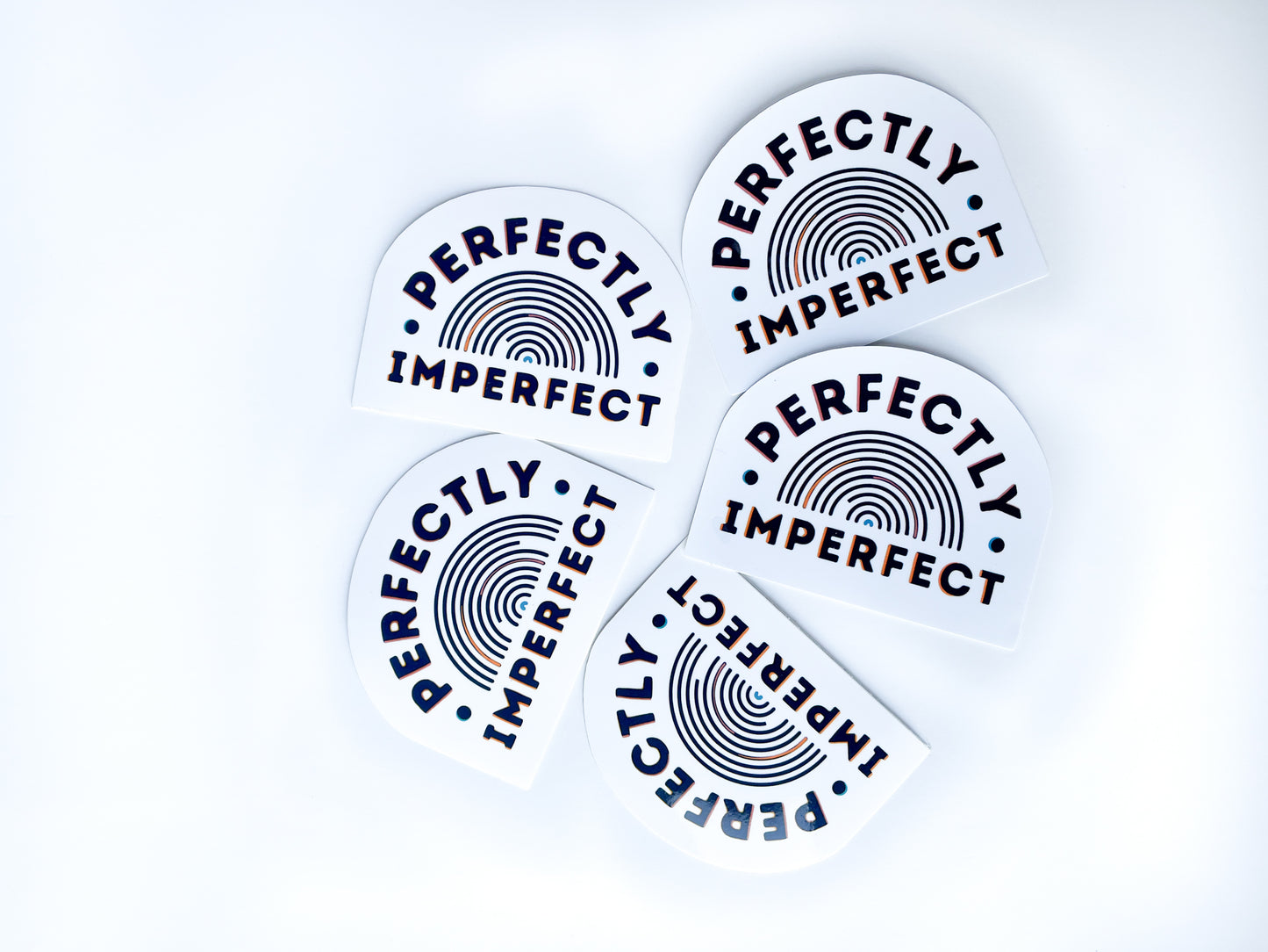 Perfectly Imperfect - vinyl sticker